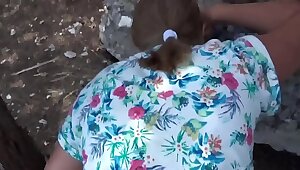 real fuck Flaxen-haired grown up mom Outdoor bbw ass Web doggy Panties POV cum Public
